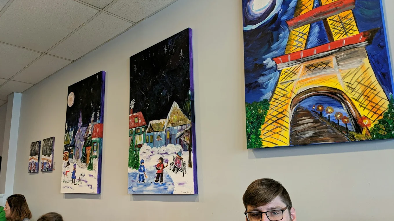 Art displayed at Main Street Cafe